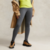 Polo Ralph Lauren Stirrup Stretch Legging In Medium Flannel Heather