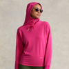 Polo Ralph Lauren Snood Fleece Hoodie In Accent Pink