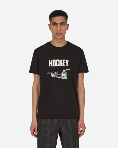 Hockey Whisper T-shirt In Black