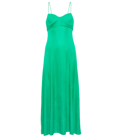 Dries Van Noten Green Hunali Midi Dress In Mint | ModeSens