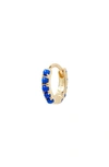 Maria Tash Lapis Lazuli Eternity Hoop Earring In Yellow