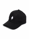 Marcelo Burlon County Of Milan Kids' Embroidered Logo Cotton Baseball Hat In Black
