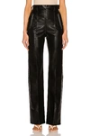 Nanushka Maggie Straight-leg Pants In Black