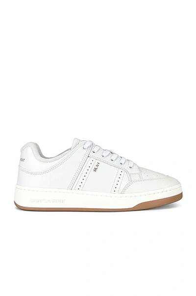 Saint Laurent Sl 61 Low Top Sneakers In White