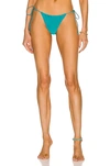 Jade Swim Lana Bikini Bottom In Aqua Sheen