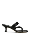 MANOLO BLAHNIK SUSA 50 LEATHER SANDAL