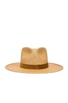 Janessa Leone Alexei Packable Hat In Sand