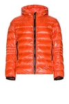 Canada Goose Crofton Packable Zip-up Padded Jacket In Signal Orange