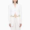 DION LEE IVORY CUT-OUT BLAZER