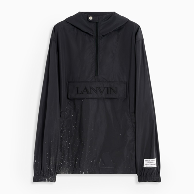 Gallery Dept. X Lanvin Black Filed Jacket With Paint Sprays