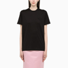 PRADA BLACK T-SHIRT WITH LACING