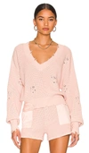 Ser.o.ya Syd Sweater In Rose