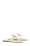 Tory Burch Miller Soft Leather Sandals In New Ivory