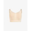 Bravado Designs Adjustable Stretch-recycled Nylon-blend Nursing Bra In Butterscotch