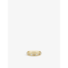 De Beers Talisman Small 18ct Yellow-gold And 0.48ct Round-cut Diamond Band Ring In 18k Yellow Gold