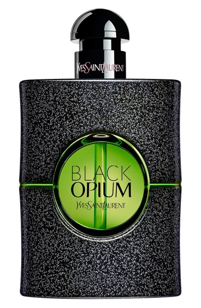 Saint Laurent Black Opium Illicit Green Eau De Parfum 2.5 oz/ 75 ml In Size 2.5-3.4 Oz.