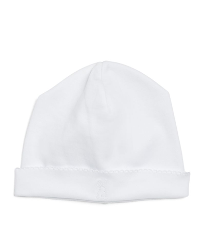 Kissy Kissy Unisex Pointelle Hat - Baby In White/white