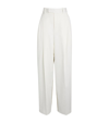 PARTOW PLEATED TWO-TONE BAILEY TROUSERS