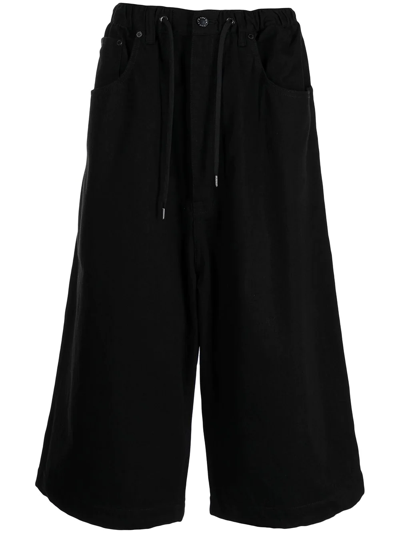 Fumito Ganryu Parkour 5 Pockets Denim Trousers In Black