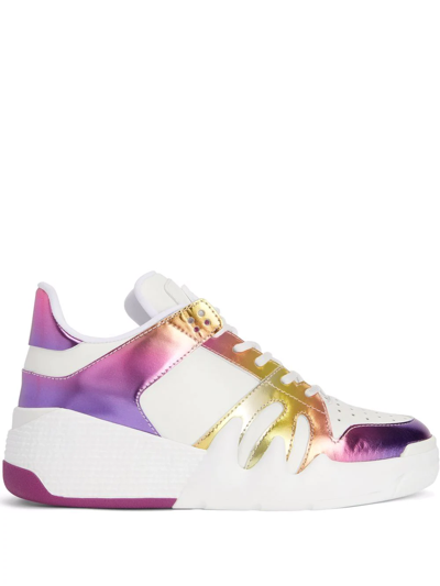 Giuseppe Zanotti Talon Low-top Trainers In Multicolor