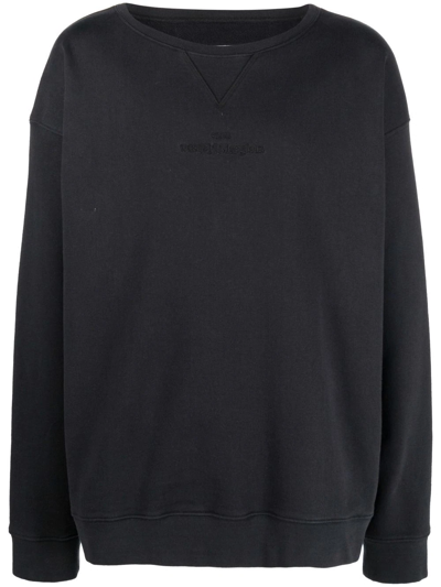 MAISON MARGIELA CREW-NECK OVERSIZED SWEATSHIRT