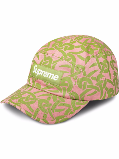 Supreme Celtic Knot Camp Cap In Pink