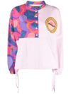 ISABEL MARANT LIZZIP ABSTRACT-PRINT TOP