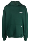 Represent Owners Club Logo Cotton Hoodie In Green