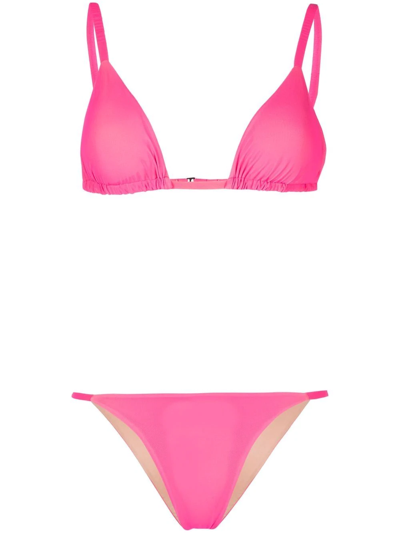 Fisico Triangle-cup Two-piece Set In Rosa