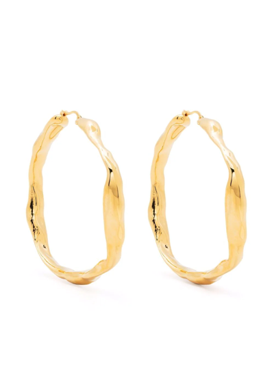 Colville Pretzel Hoop Earrings In Gold