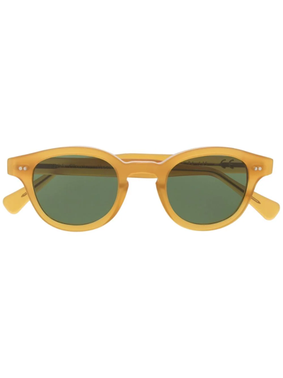Epos Oval Frame Sunglasses In Nude