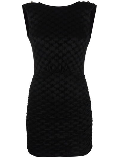 Elisabetta Franchi Chain-detail Mini Dress In Nero