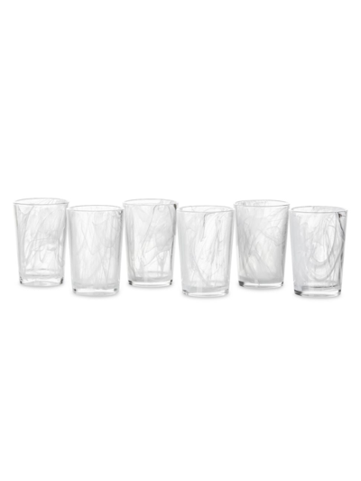 FORTESSA SWIRL 6-PIECE ICE BEVERAGE GLASS SET