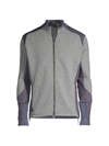 Greyson Sequoia Zip-up Jacket In Light Grey