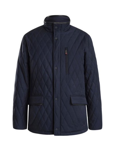 Thermostyles Timeless Warrior Quilted Car Coat In Midnight