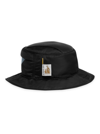 Lanvin Men's Gallery Dept. X  Logo Bucket Hat In Black