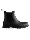 Hunter Commando Waterproof Chelsea Boot In Black
