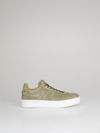 Tod's Allacciata Fascia Cassetta 79b Sneaker In Torba