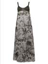 Alanui Ho'okipa Toile De Jouy Dress In Military Gr