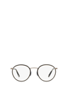 Oliver Peoples Ov1242td Glasses In Black / Antique Pewter