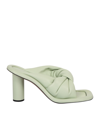 Ambush Open-toe Twisted Strap Sandals In Green