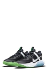 Nike Air Zoom Crossover Big Kids' Basketball Shoes In Black,dark Smoke Grey,photon Dust,chrome