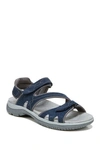 Dr. Scholl's Adelle Womens Leather Velcro Flat Sandals In Multi