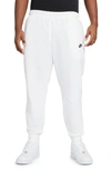 Nike Sportswear Club Pocket Fleece Joggers In White/black