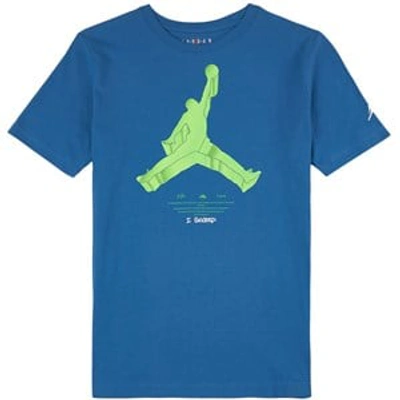 Air Jordan Kids' Jumpman X Nike Action T-shirt Blue