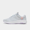 Nike Women's Renew Serenity Running Sneakers From Finish Line In Pure Platinum/atomic Orange/ghost/lilac/white