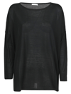 Manipur Silk Blend Cashmere Sweater In Black
