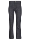 Seafarer Cropped Flare Denim Jeans In Denim