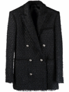 BALMAIN TWEED DOUBLE-BREASTED BLAZER