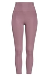 Girlfriend Collective Pocket Crop Leggings In Flint